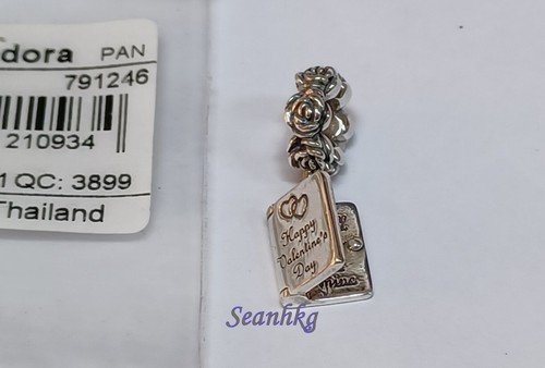 Pandora Happy Valentine's Day Charm Love Flower Note Book