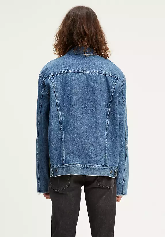 Pre-owned Levi's Made & Crafted Spliced Bomber Trucker Jacket Men's Large Rt$498 B12 In Multicolor