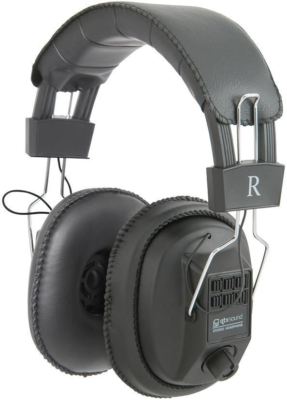 AV:LINK - Mono/Stereo Hi-Fi Headphones - Black