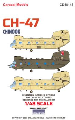 Caracal Decals 1/48 BOEING CH-47 CHINOOK Helicopter