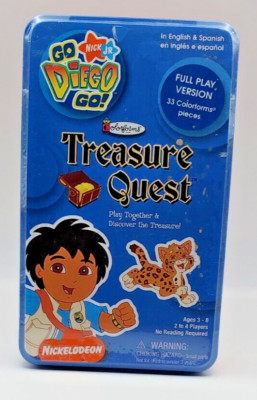 FACTORY SEALED: Nick Jr - Go Diego Go! - Treasure Quest - 33 Colorforms & Board