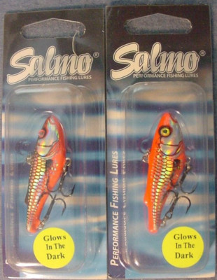 2 ~SALMO ZIPPER SZ4 SRO  1-3/4'' SINKING, 3/8 oz CASTING, VERTICAL ICE LURE, FFS