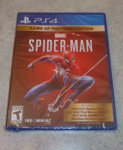 Marvel's Spider-Man Game of the Year Edition PS4 Disc