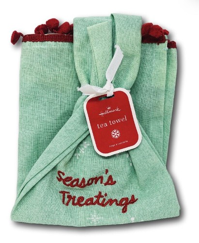 Season’s Treatings Christmas Theme Santa Clause 18”x26”