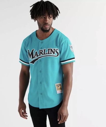 NWT MITCHELL & NESS Florida Marlins Andre Dawson Mesh BP