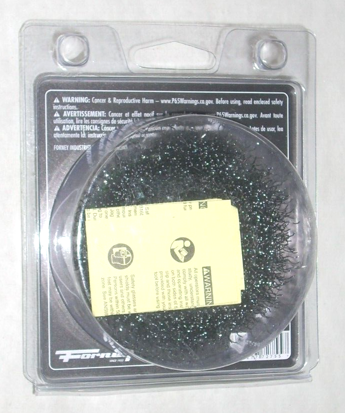 Forney 72755 Crimped Wire Cup Brush 2 3/4 x 5/8-11 Coarse .014 Wire for Grinder