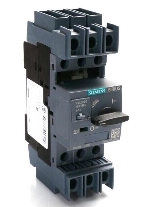 Siemens Sirius Motorschutzschalter 3rv2 711-1fd10 | E:01 | 3rv2711-1fd10