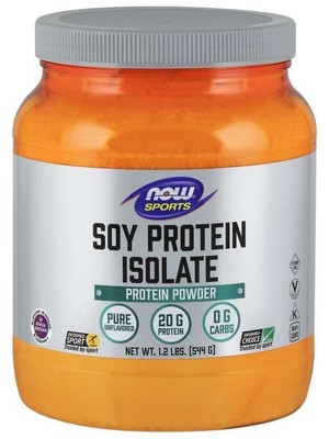 Now Foods Изолят соевого белка, 1,2 фунта порошка