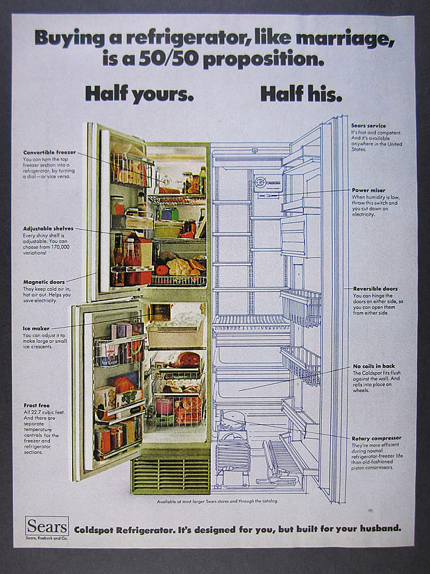 1970 Coldspot Refrigerator