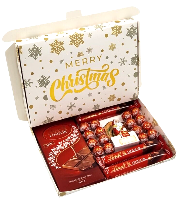 Lindt LINDOR MILK 200g×4箱 Lindt Assortment 4 X 200g / 2 Mixed Truffles 2 Milk
