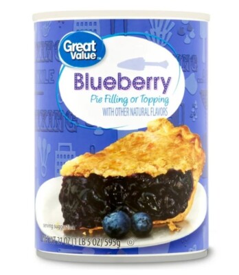 Great Value Blueberry Pie Filling or Topping, 21 oz