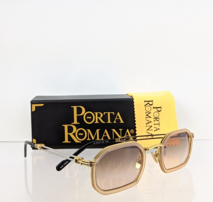 Pre-owned Porta Romana Authentic  Sunglasses Mod. 011 Col. 11a4 Vintage Frame In Brown