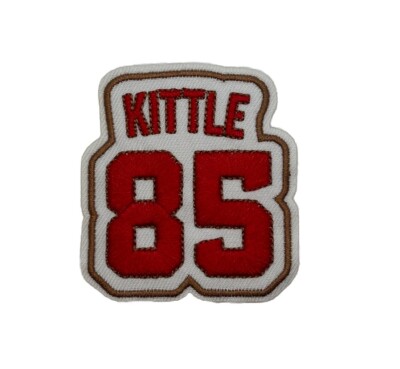 Kittle 85 Patch San Francisco 49ers Iron On Embroidered