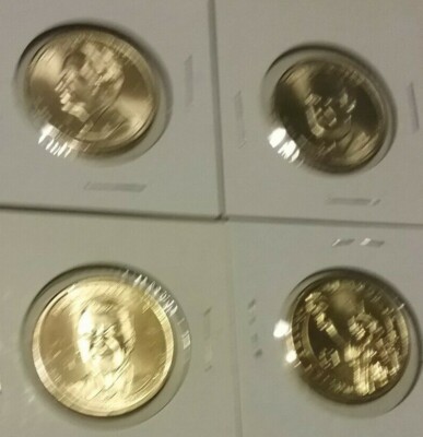 2016 All 3 Presidential P&D Dollars - BU - 6 Coins - Uncirculated