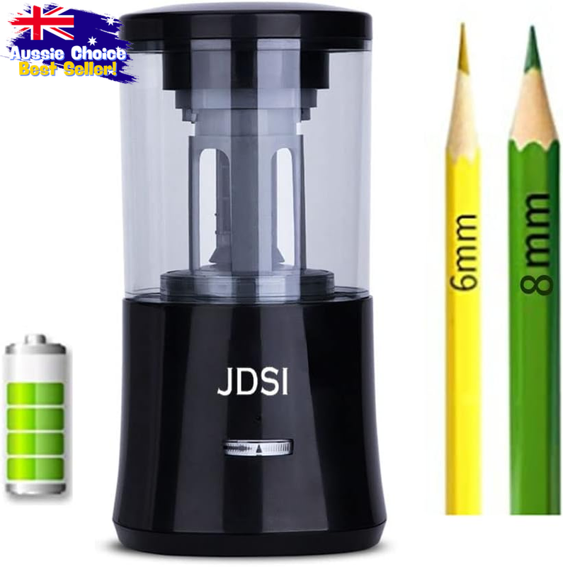 USB Rechargeable Electric Pencil Sharpener - Portable Self-Feeding 6-8mm