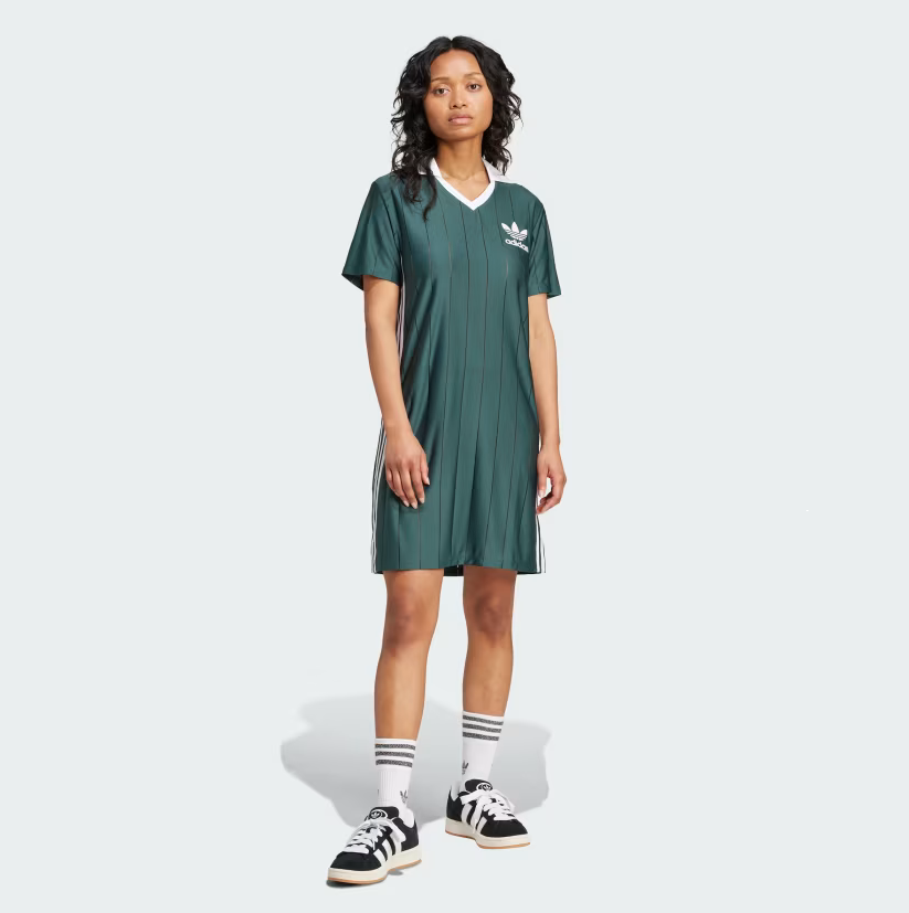 【Adidas コリア】 Adicolor 3-Stripes Pinstripe Dress ADIDAS Originals ADICOLOR 3-STRIPES PINSTRIPE DRESS IX5507
