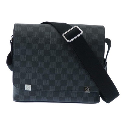 Louis Vuitton Damier Graphite District Pm NM Sacoche Sac Authentiques