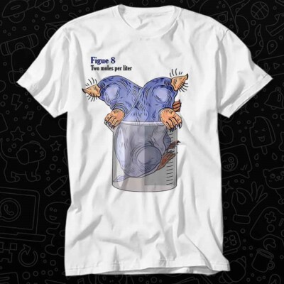 Two Moles Per Liter Funny Chemistry Science Avogadro's Day T Shirt 278