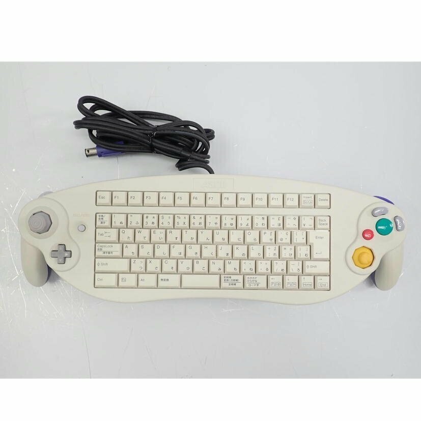 Nintendo GameCube Ascii Keyboard Controller White ASC-1901PO