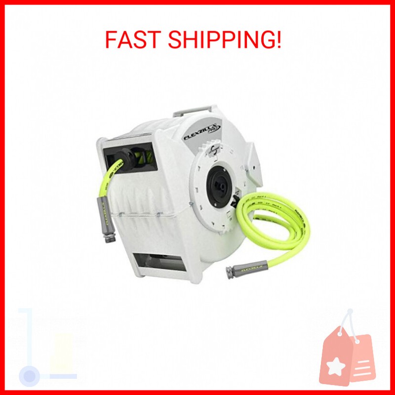 Flexzilla Pro Retractable Water Hose Reel, 1/2" x 70' - L834