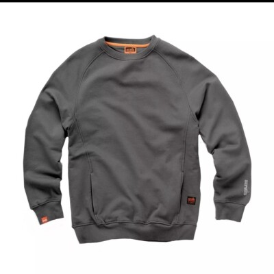 Scruffs Eco Worker Shirt Mens Work Sweatshirt Graphite XL