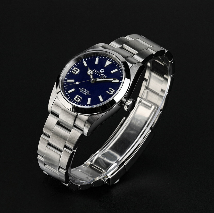 Pre-owned Octopus Men Automatic Watch Mechanical Wristwatch 10bar Bgw-9 Luminous Pt5000
