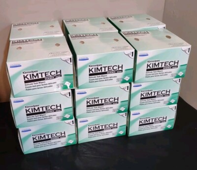 18x Boxes KIMTECH Kimwipes Delicate Task Wipers, 280 Ct. each, 4.4'' x 8.2''