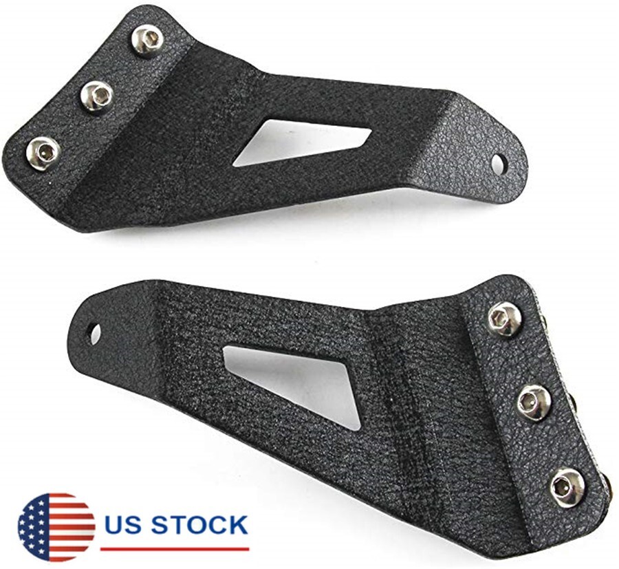 2PCS Light Bar Mounting Brackets Holder  Black For 52