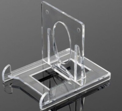 2 Piece Adjustable Acrylic Clear Folding Card Stands(5, 10, 20 Pack)