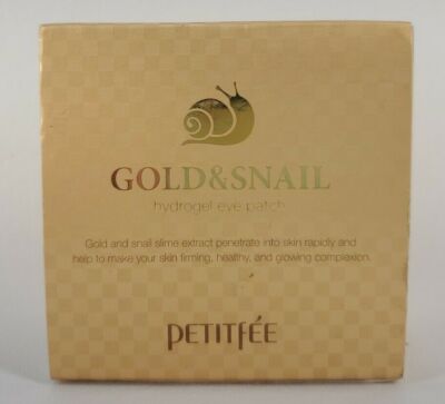  NEW  PETITFEE  GOLD & Snail Hydrogel Eye Patch (60ea) 