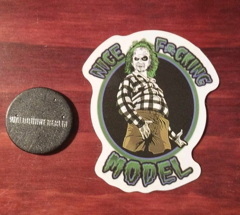 Beetlejuice Aufkleber - Nice Fâ ï¸Cking Model