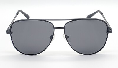Blenders Assertive Style Black Aviator Polarized Sunglasses