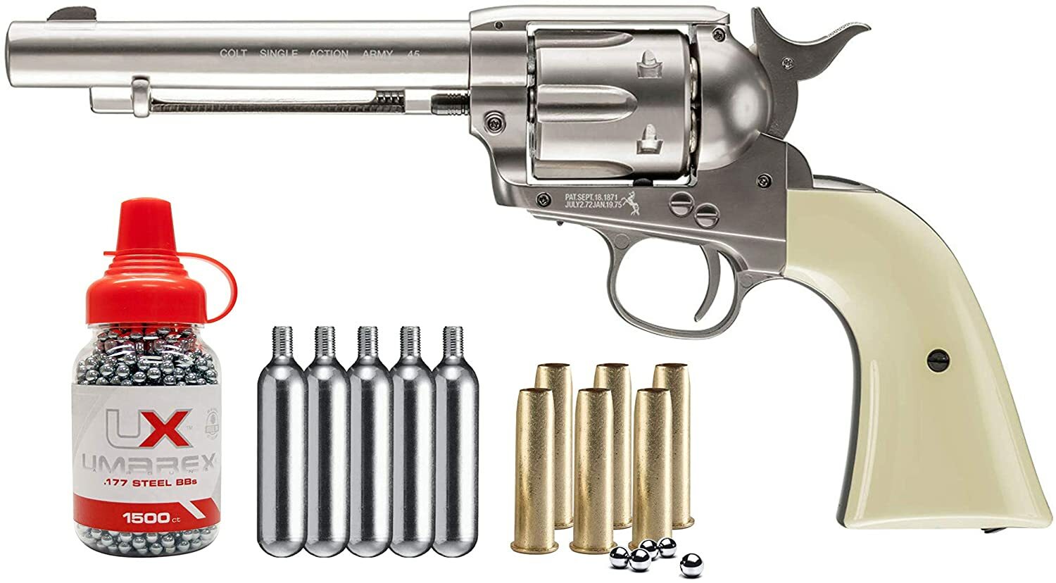 トイガン COLT S.A.A. 45 PEACE MAKER X Cartridge Bang Bang Airsoft - Marushin SAA.45 Peacemaker X-Cartridge