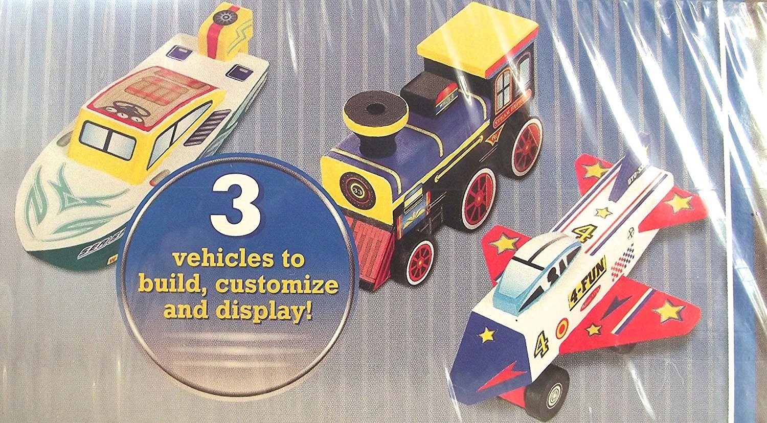 Melissa & Doug Decorate Your Own Wooden Vehicle