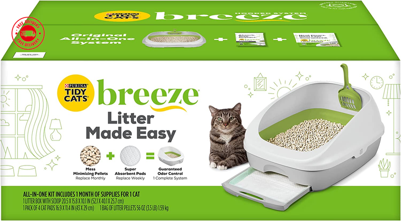System Starter Kit Litter Box, Litter Pellets & Pads