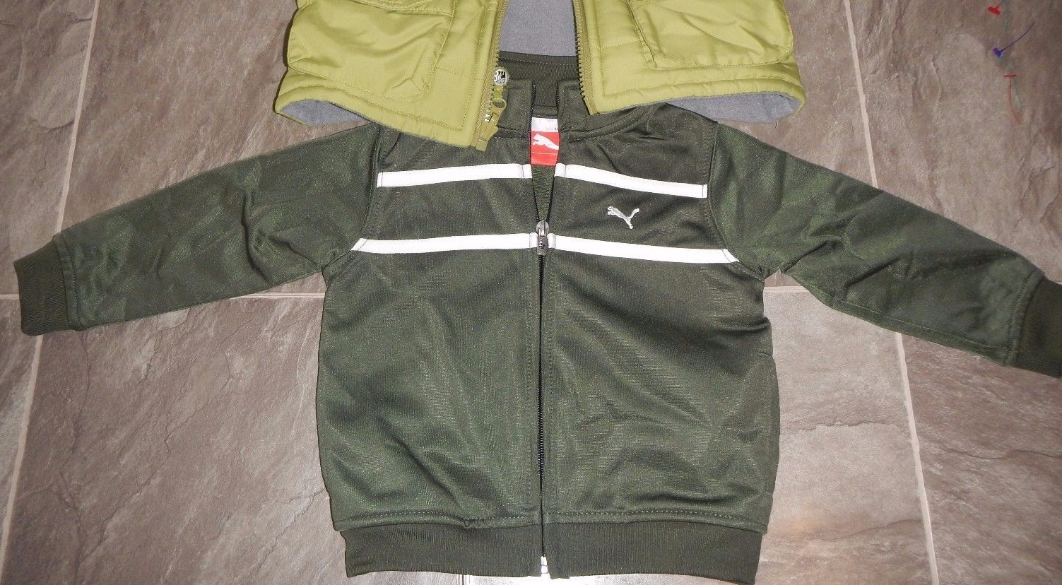 Puma Jacket 18 Months Janie and Jack Vest 12-18 Months Kids Boy Combo Set