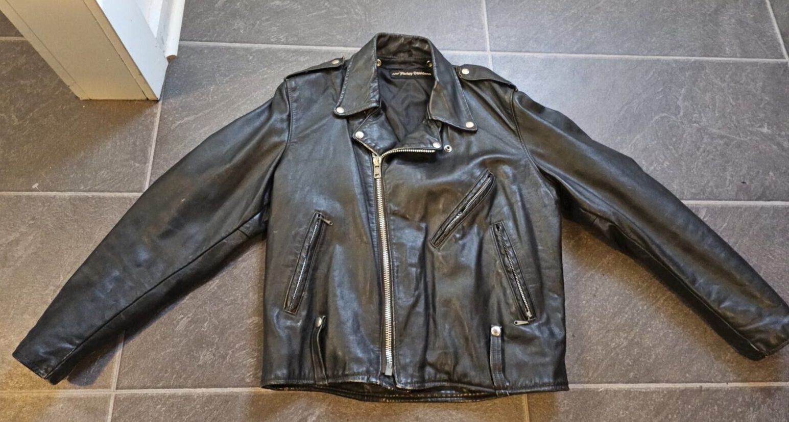ジャケット・アウター 70's Leather jacket Men's 70'S Retro Real Leather Jacket 100% Lambskin Napa