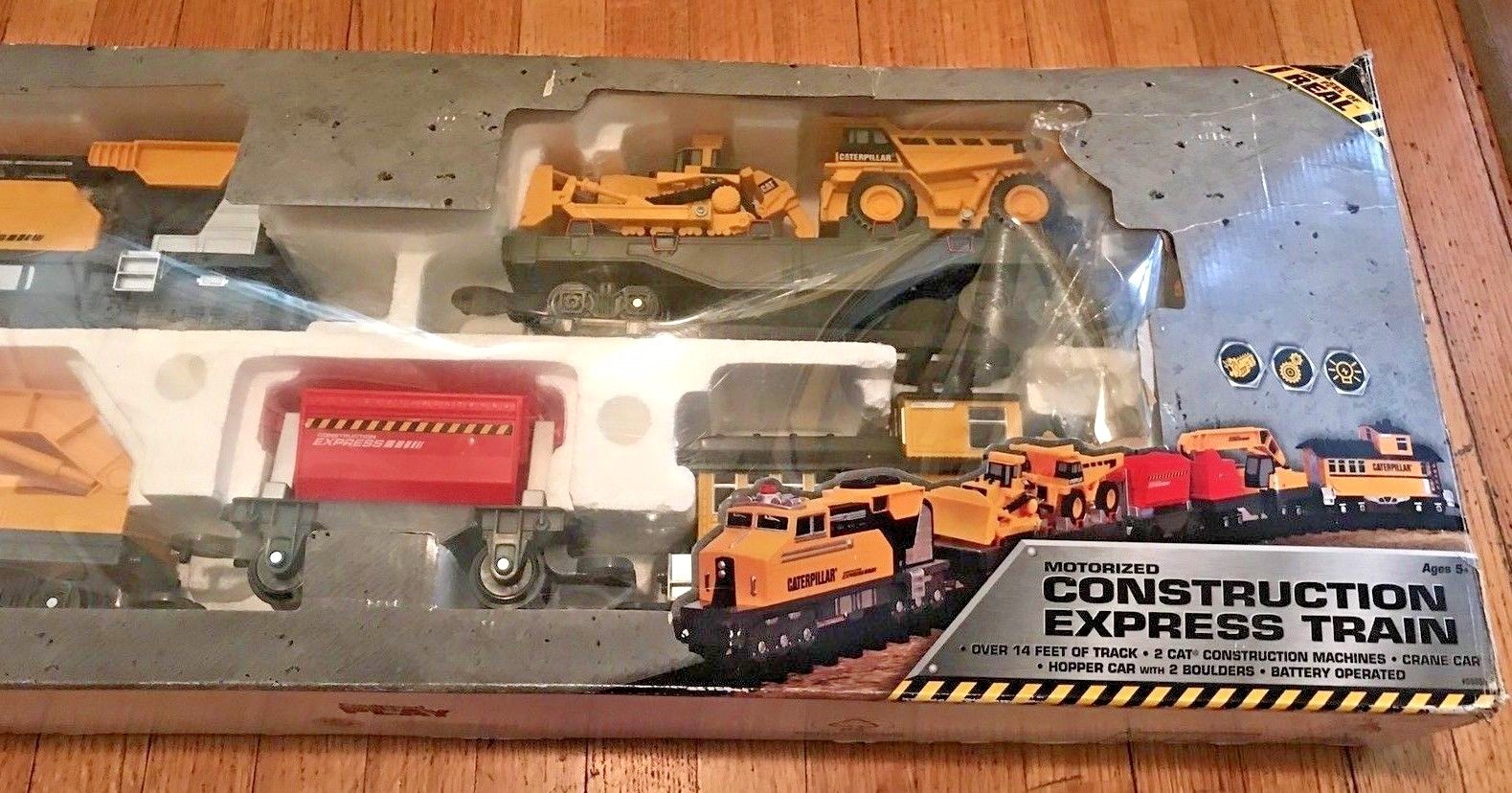 Toystate CAT 55650 Caterpillar Motorized Construction Express Train | eBay