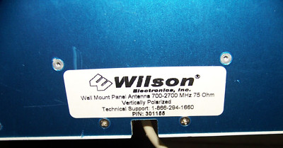 Wilson 301155 Wall Mount Panel Antenna 700-2700 MHz 75 Ohm Polarized