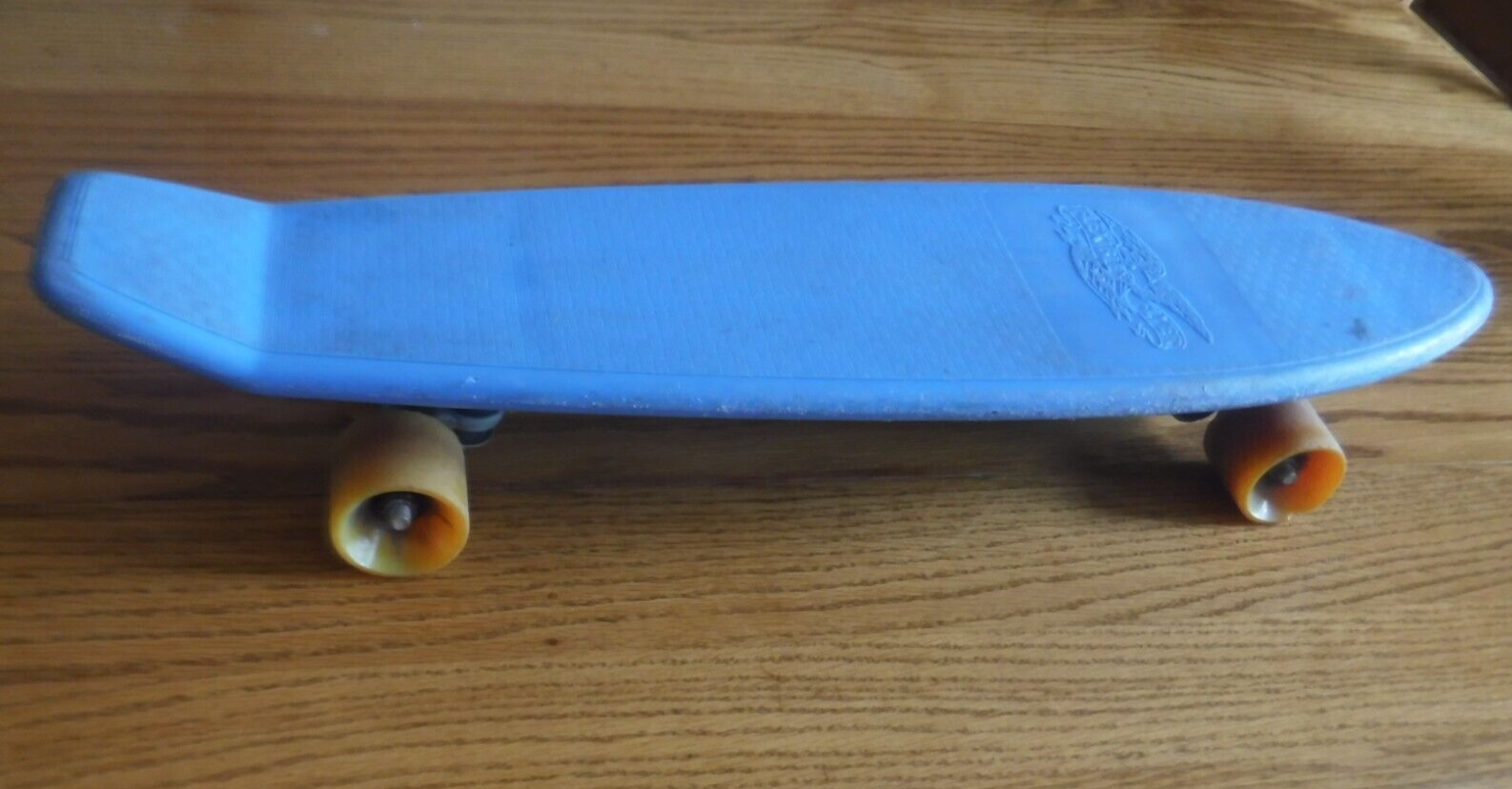 Vintage 1970's Era Flexibe Flyer Blue Skateboard in good