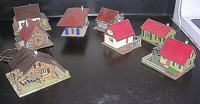 Faller HO Scale Houses & Buildings VINTAGE no box made in Germany 1950s U-PICK-1