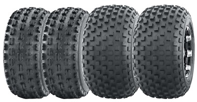 Set of 4 WANDA Sport ATV Tires 22x7-10 & 22x11-10 99-04 Yamaha Bear Tracker 250