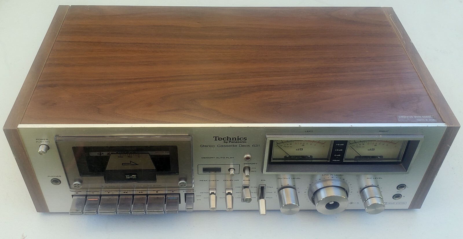 カセットデッキ　パナソニック(テクニクス) Technics RS-262DUの仕様 テクニクス/パナソニック