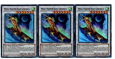 Yugioh 3X Mecha Phantom Beast Concoruda - Super Rare - Unlimited - JOTL-EN041 NM