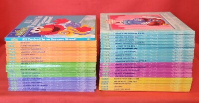 Large SET of 40 Sesame Street Elmo's LEARNING Adventure Activity