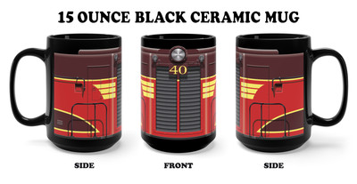 Chicago Great Western Railroad DS4-4-1000 #40, Ceramic Coffee Mug