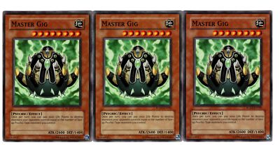 Yugioh - 3X Master Gig - Common - Unlimited - RGBT-EN030 - Near Mint