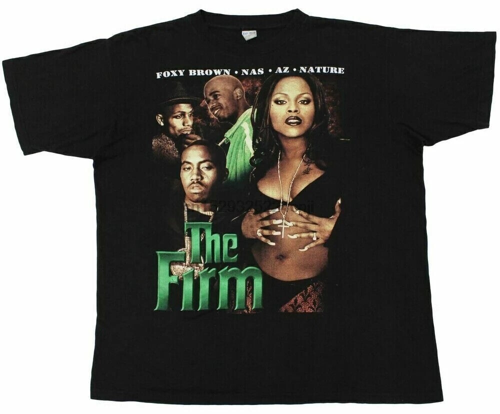 Nas The Firm 1997 Phone Tap Foxy Brown AZ Nature T Shirt Vtg Nas The Firm 1997 Phone Tap Foxy Brown AZ Nature T Shirt Vtg