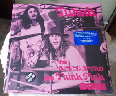 TWINK - THE NEVER NEVER LAND & THINK PINK DEMOS 69/70 REMAST 180g GFC SEALED LP