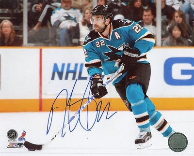 DAN BOYLE SAN JOSE SHARKS SIGNED 8